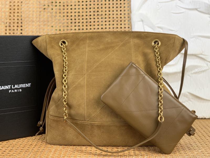 Saint Laurent Suede Jamie Shopping Golden Leaf 809824