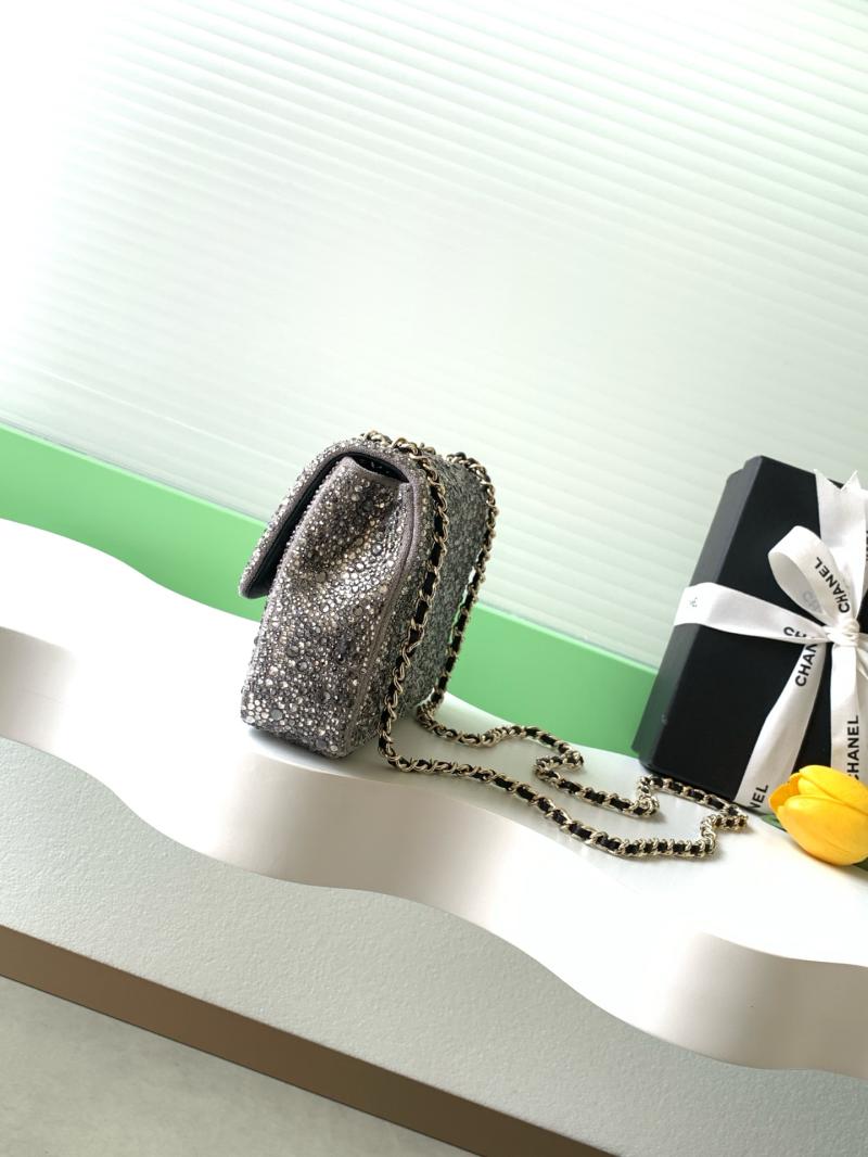 Small Chanel Evening Bag Grey AS4297