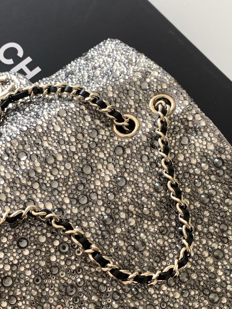 Small Chanel Evening Bag Grey AS4297