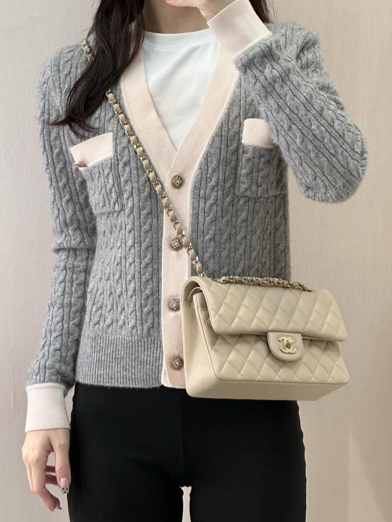 Small Chanel Flap Bag Beige A01117