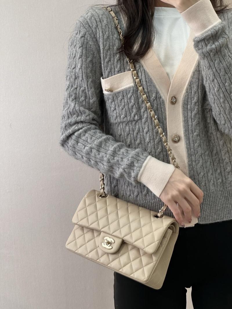 Small Chanel Flap Bag Beige A01117