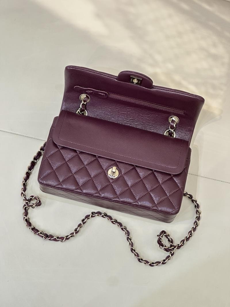 Small Chanel Flap Bag Burgundy A01117