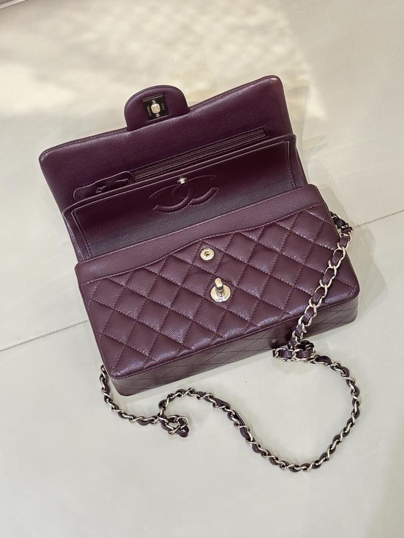 Small Chanel Flap Bag Burgundy A01117
