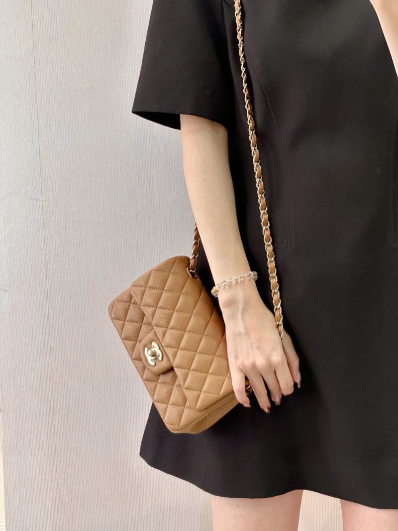 Small Chanel Flap Bag Caramel A01116
