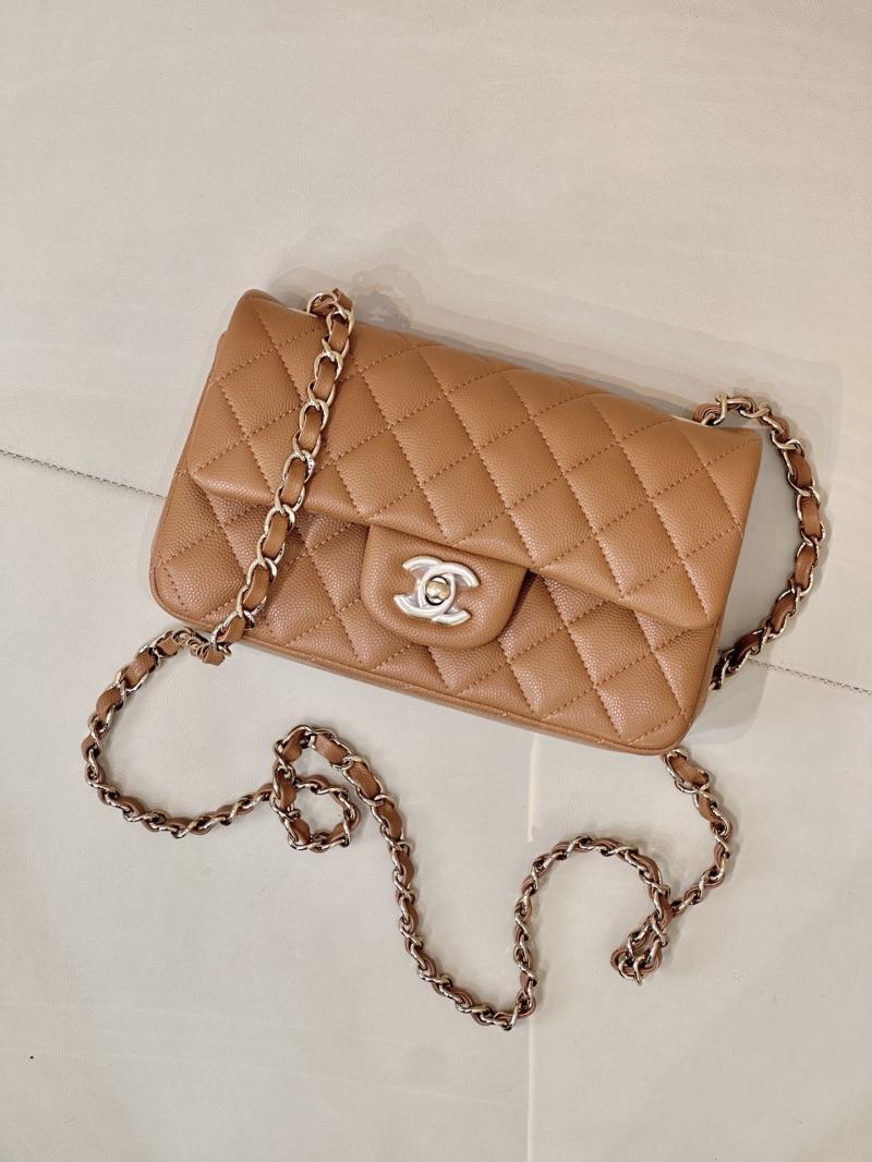 Small Chanel Flap Bag Caramel A01116