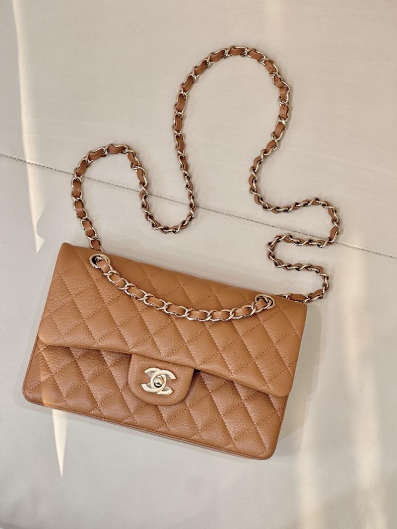 Small Chanel Flap Bag Caramel A01117