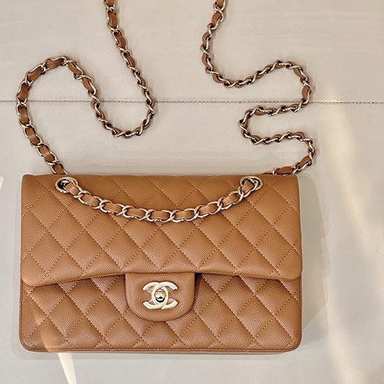 Small Chanel Flap Bag Caramel A01117