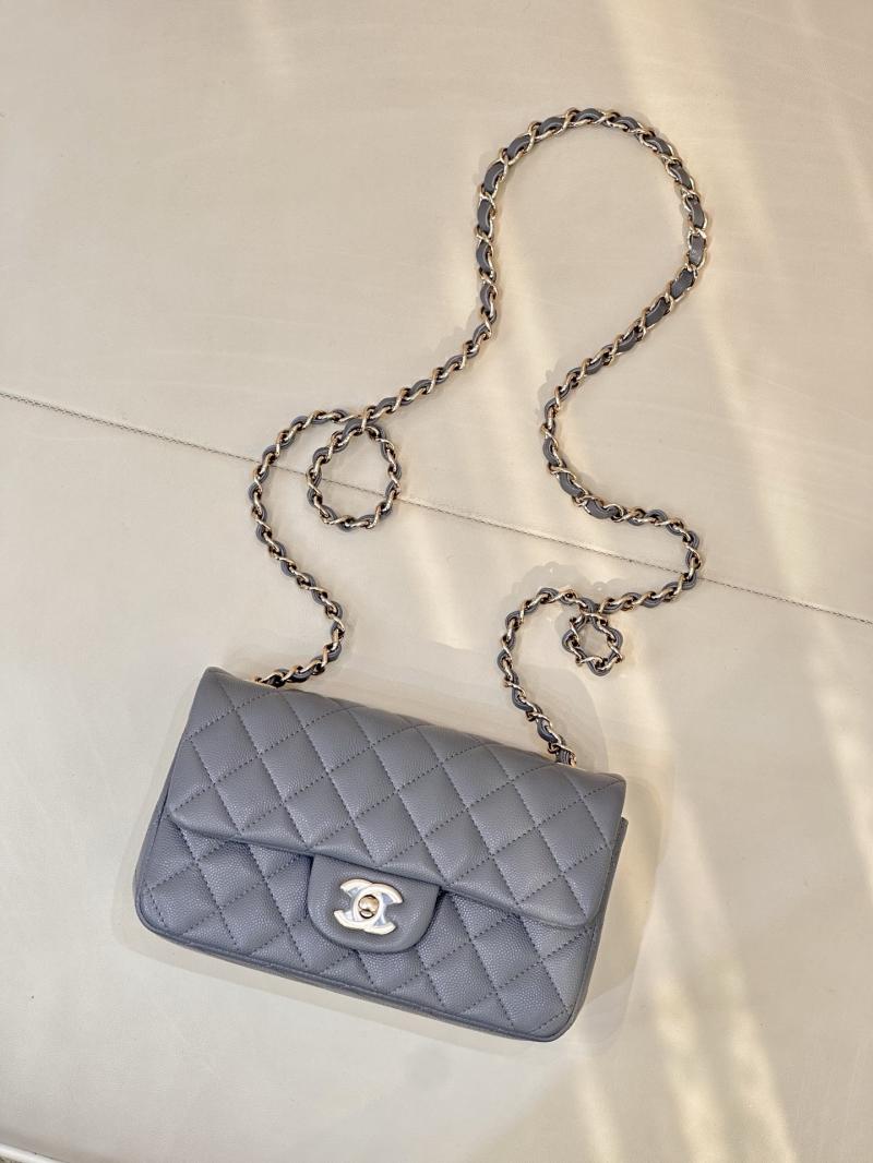 Small Chanel Flap Bag Dark Grey A01116