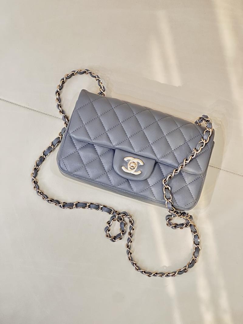 Small Chanel Flap Bag Dark Grey A01116