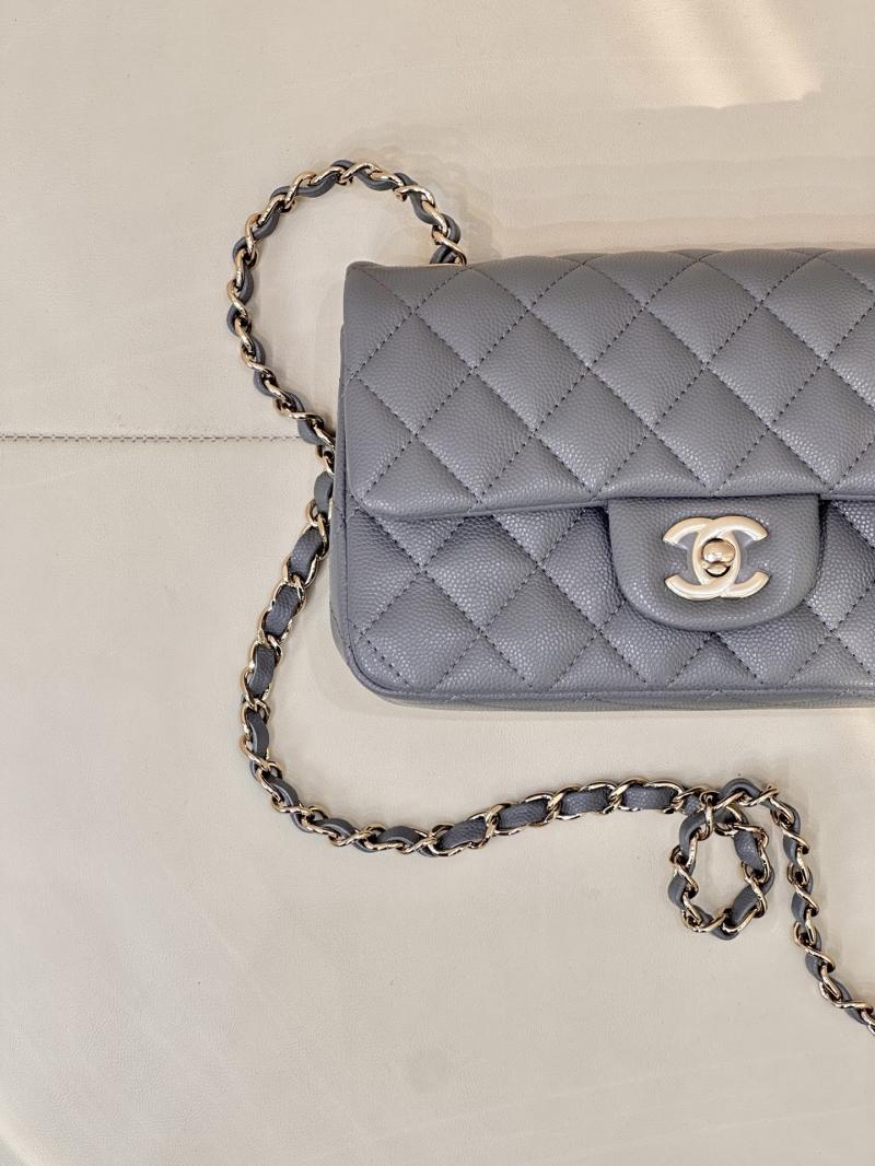 Small Chanel Flap Bag Dark Grey A01116