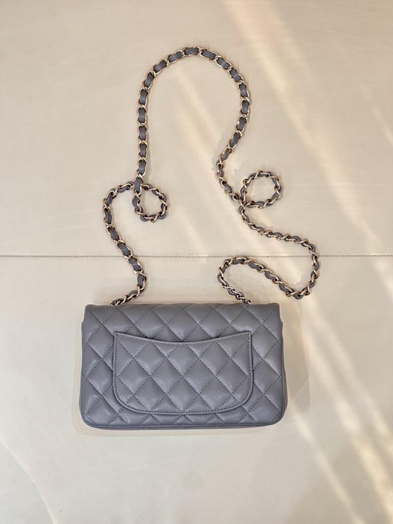Small Chanel Flap Bag Dark Grey A01116