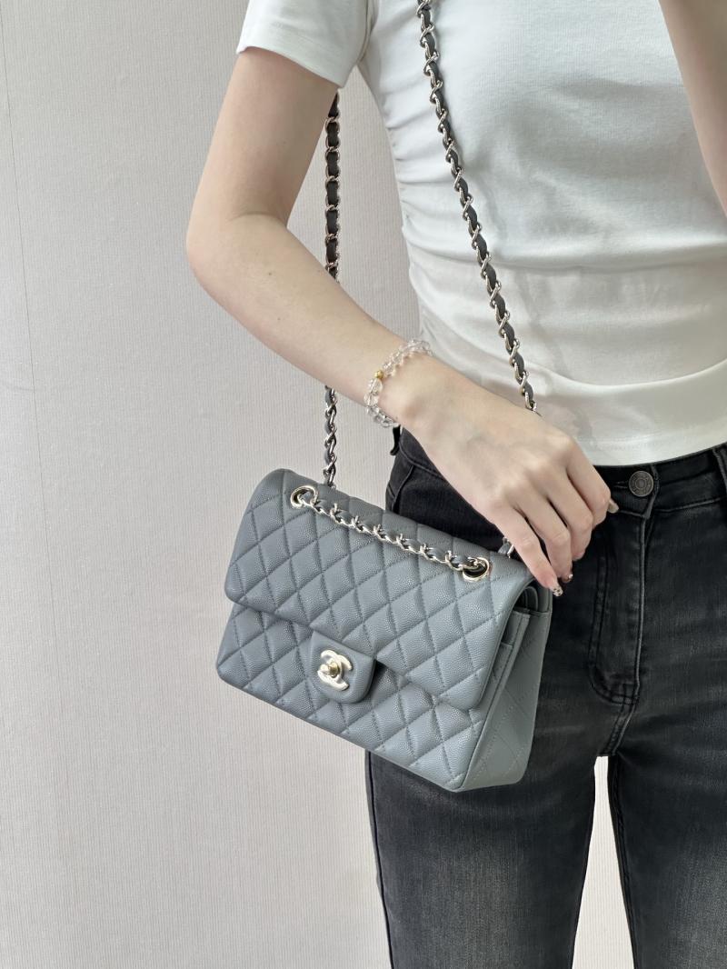 Small Chanel Flap Bag Dark Grey A01117