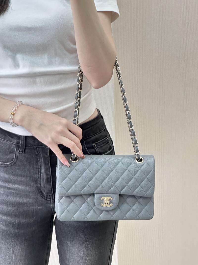 Small Chanel Flap Bag Dark Grey A01117