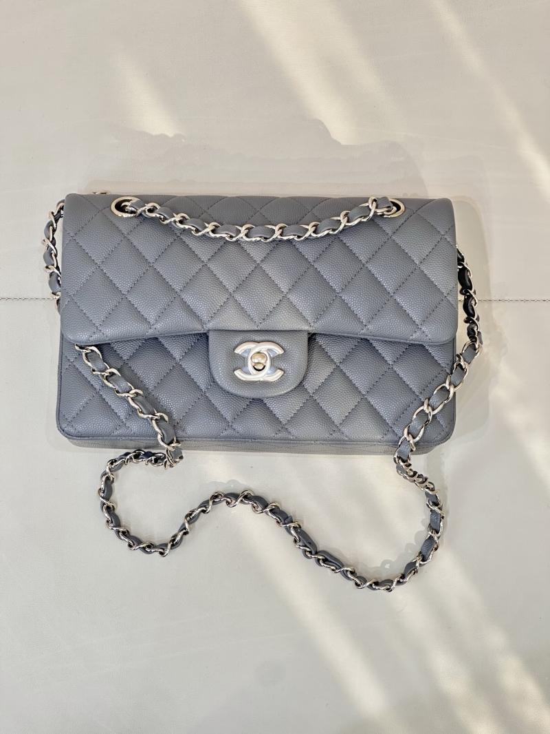 Small Chanel Flap Bag Dark Grey A01117