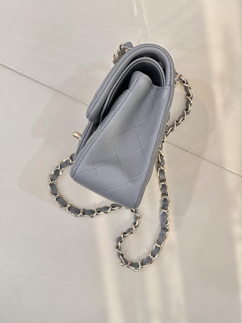 Small Chanel Flap Bag Dark Grey A01117