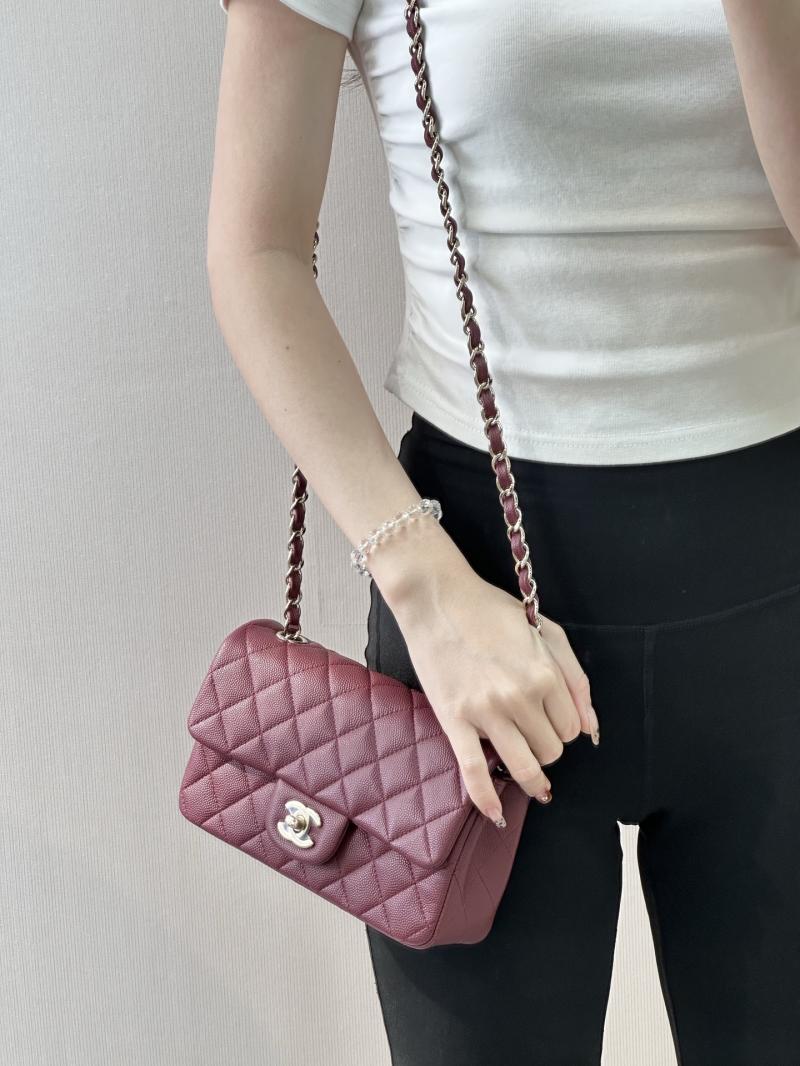 Small Chanel Flap Bag Dark Red A01116
