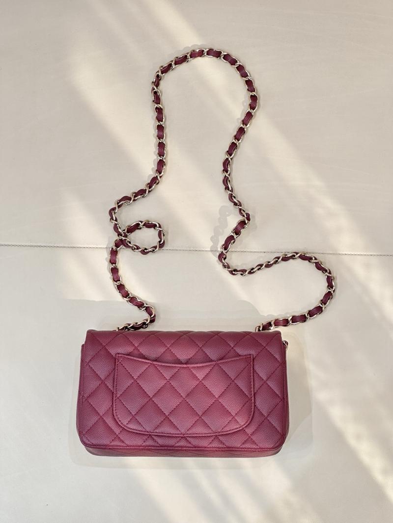 Small Chanel Flap Bag Dark Red A01116