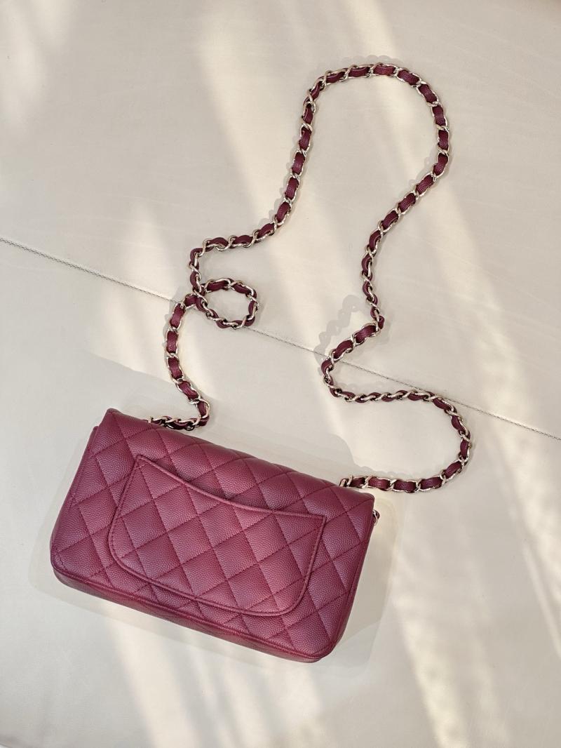 Small Chanel Flap Bag Dark Red A01116