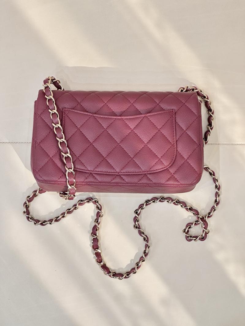 Small Chanel Flap Bag Dark Red A01116