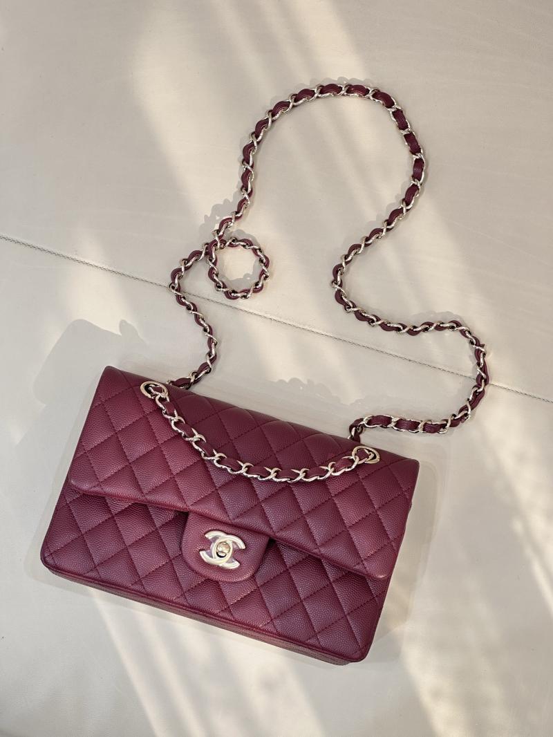 Small Chanel Flap Bag Dark Red A01117