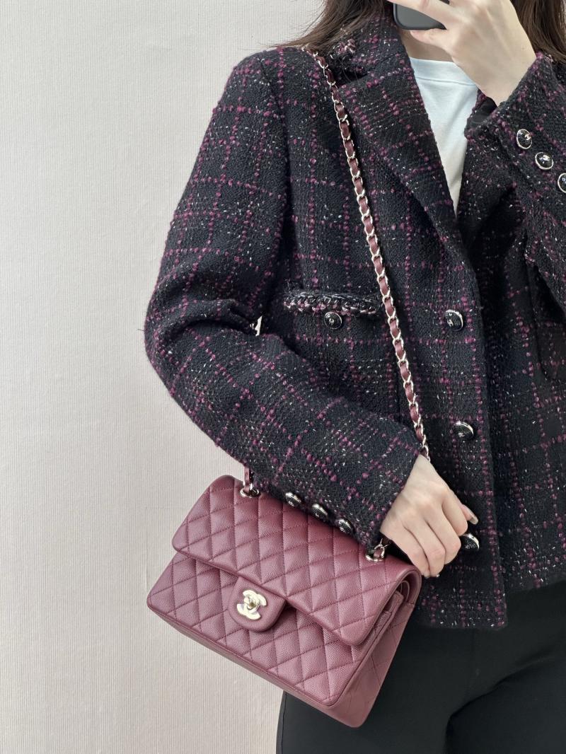 Small Chanel Flap Bag Dark Red A01117