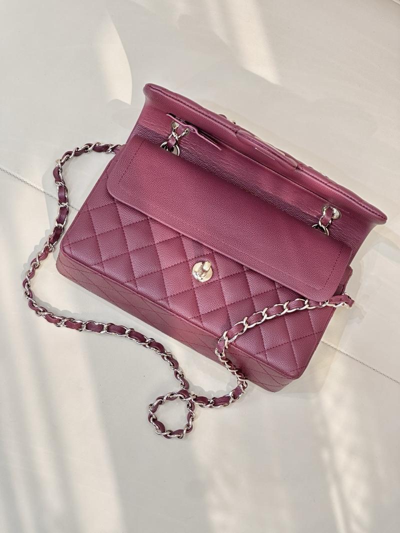 Small Chanel Flap Bag Dark Red A01117