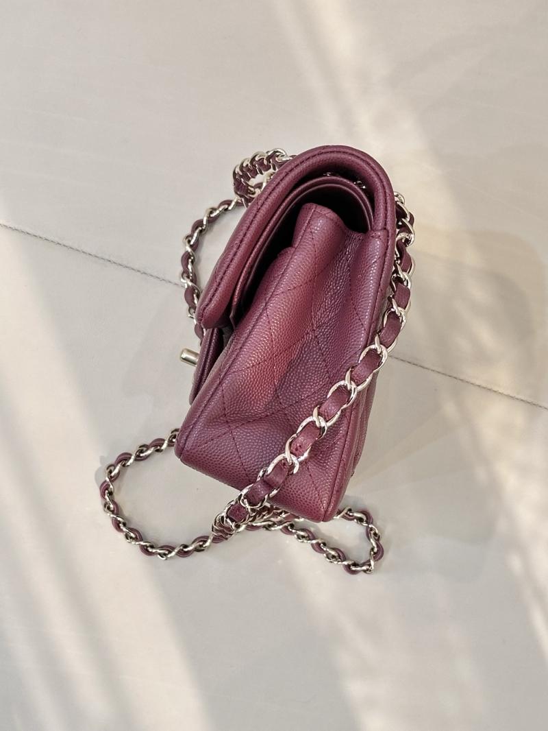 Small Chanel Flap Bag Dark Red A01117