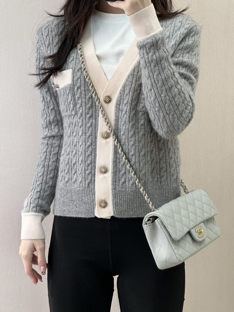Small Chanel Flap Bag Light Grey A01116