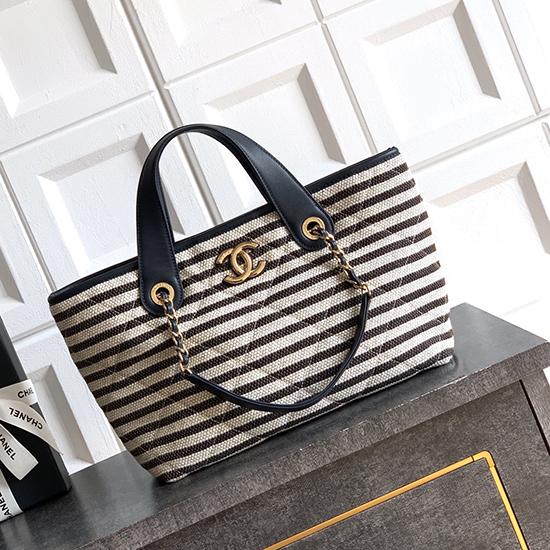 Small Chanel Shopping Bag Black AS6005