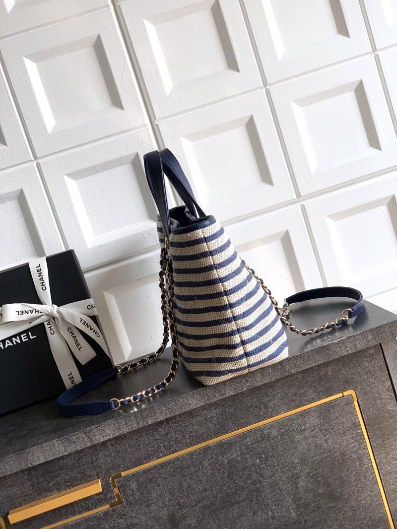 Small Chanel Shopping Bag Blue AS6005